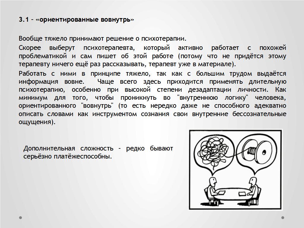 Информационный спам и проблемы представительства психотерапевта в сети - слайд №14